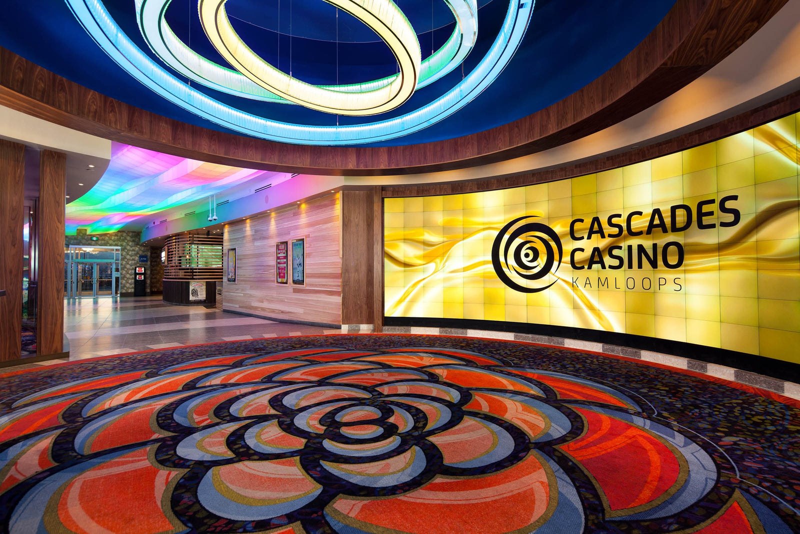 CUSTOM LIGHTING BY VISO IN B.C. CASINO