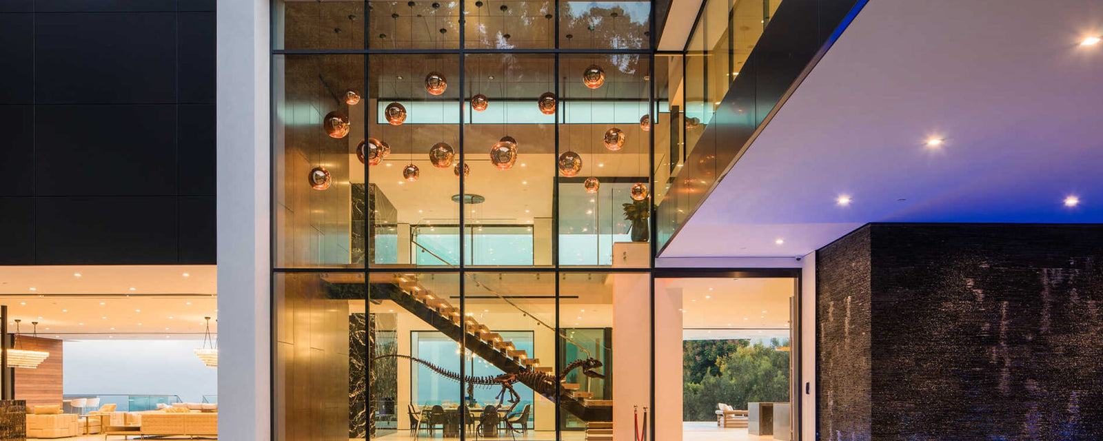 VISO BRAND COLLECTION LIGHTS-UP $38 MILLION DINOSAUR HOUSE IN BEVERLY HILLS