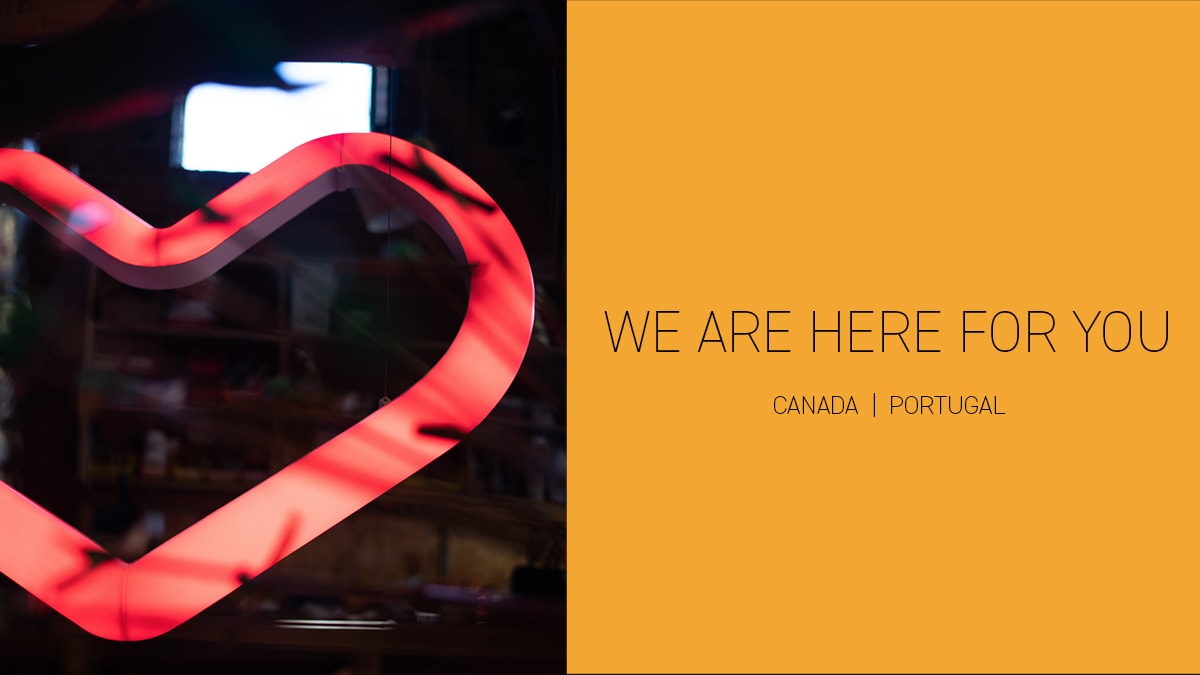 WE ARE HERE FOR YOU!