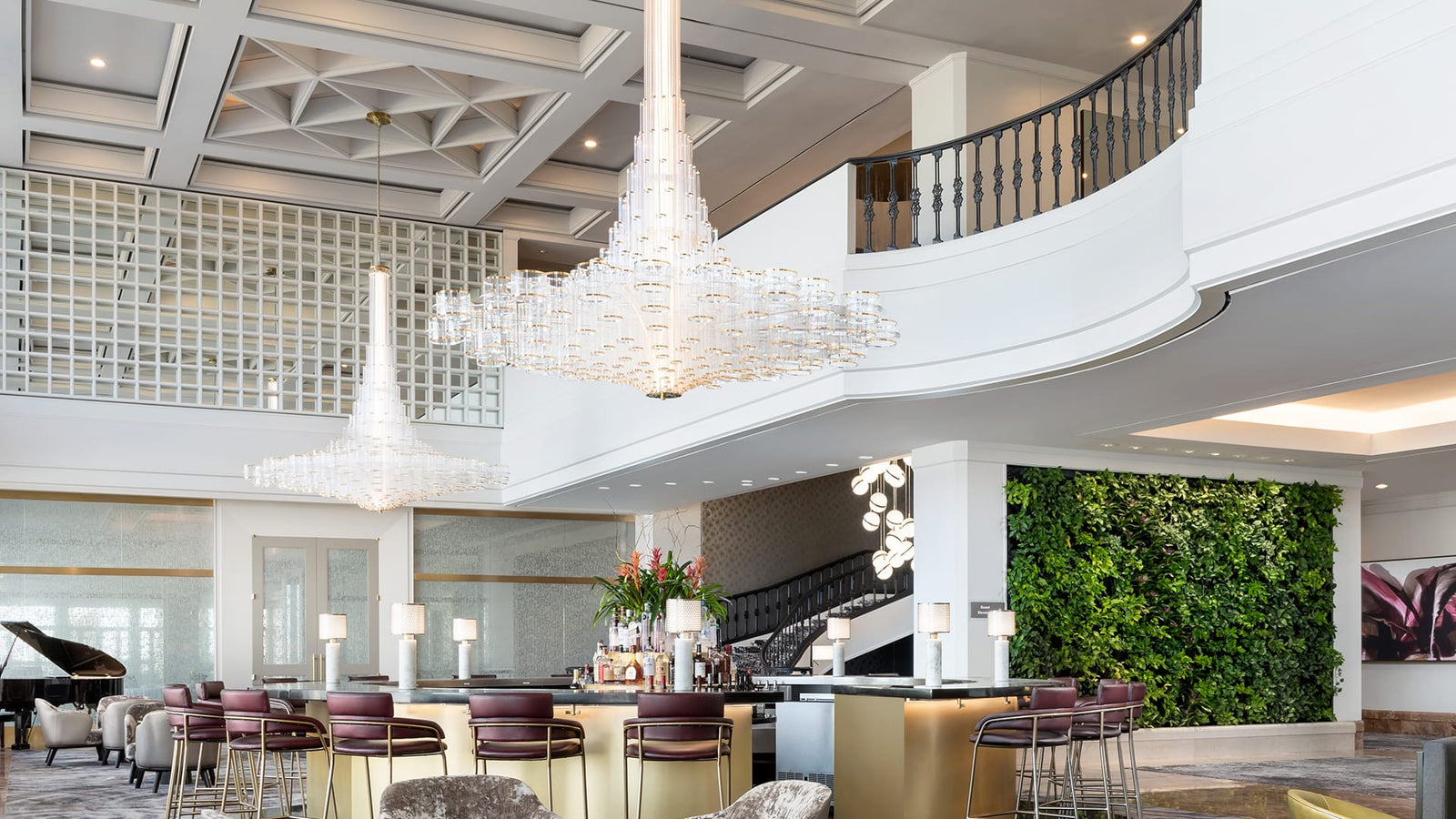 BIOPHILIA INSPIRED DESIGNS GUIDE VISO CUSTOM LIGHTING FOR WESTIN NEW ORLEANS HOTEL